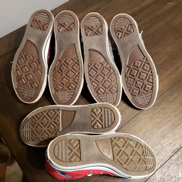 Set of 3 Converse Shoes Size 8 Mens - Picture 6 of 6